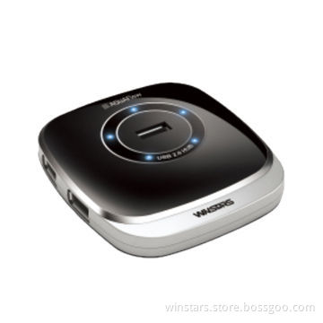 USB2.0 4 Port Hub Supports USB2.0, Speed up to 480Mbps